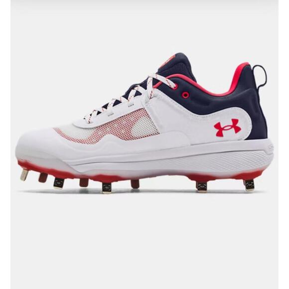 Under Armour Womens Size 7 Softball Cleats NEW Metal UA Glyde MT‎ USA $99 - Picture 5 of 6